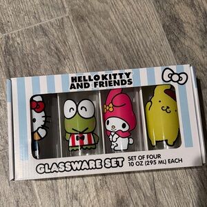 Hello Kitty and Friends Glassware Set - Multicolor